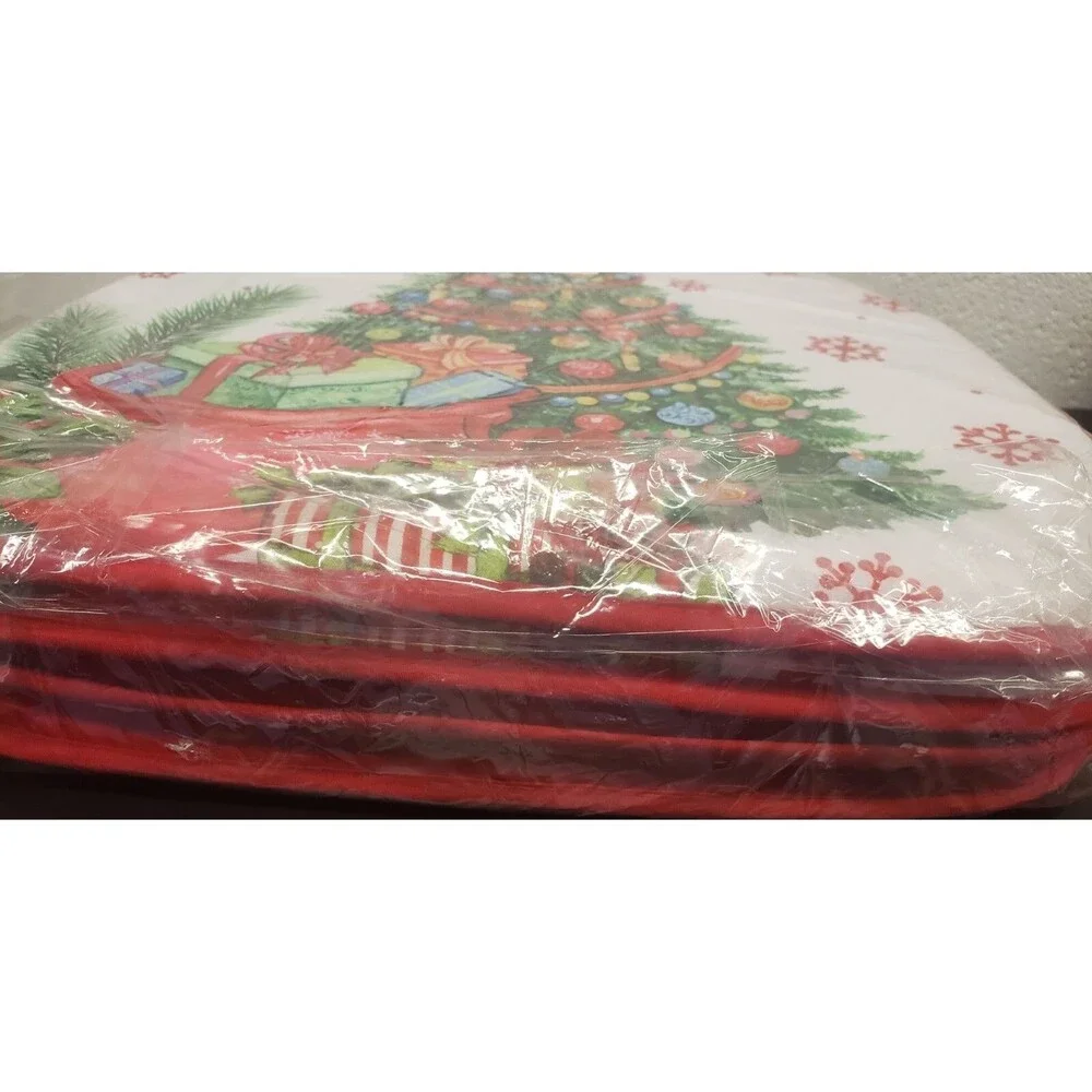 Set of 4 Cushion Chair Pads w/ties, 15